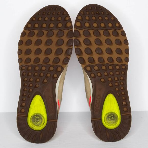 Ecco Sneakers Leather Lace Up Gorpcore Normcore Athleisure Minimalist Size 40 9 - Picture 6 of 6